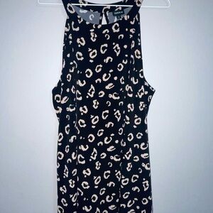 Torrid Black and Tan Leopard Print Top 2 NWOT